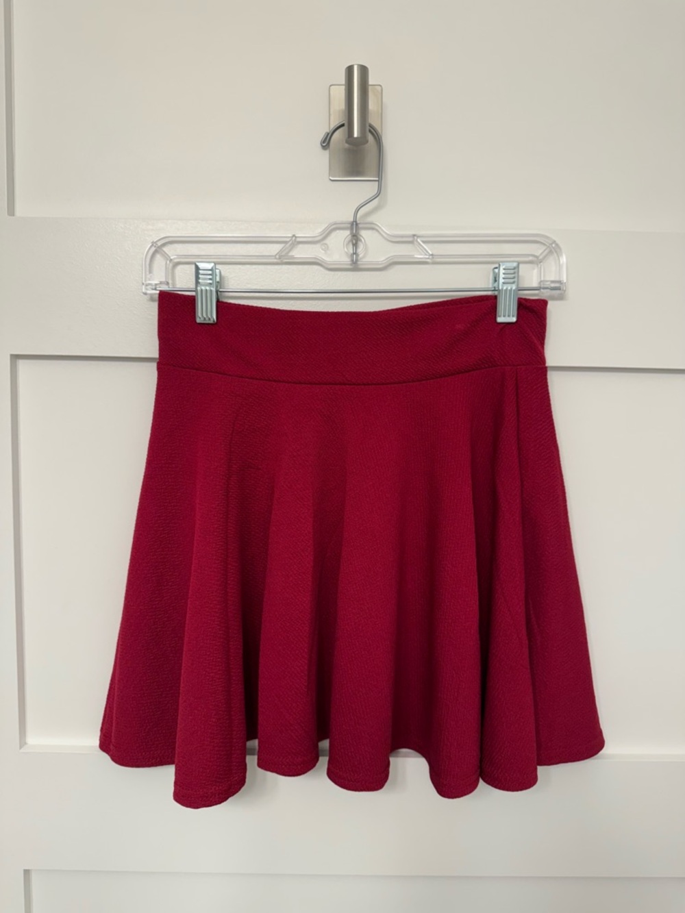 Classic Red Circle Skirt - Women's Flared A-Line